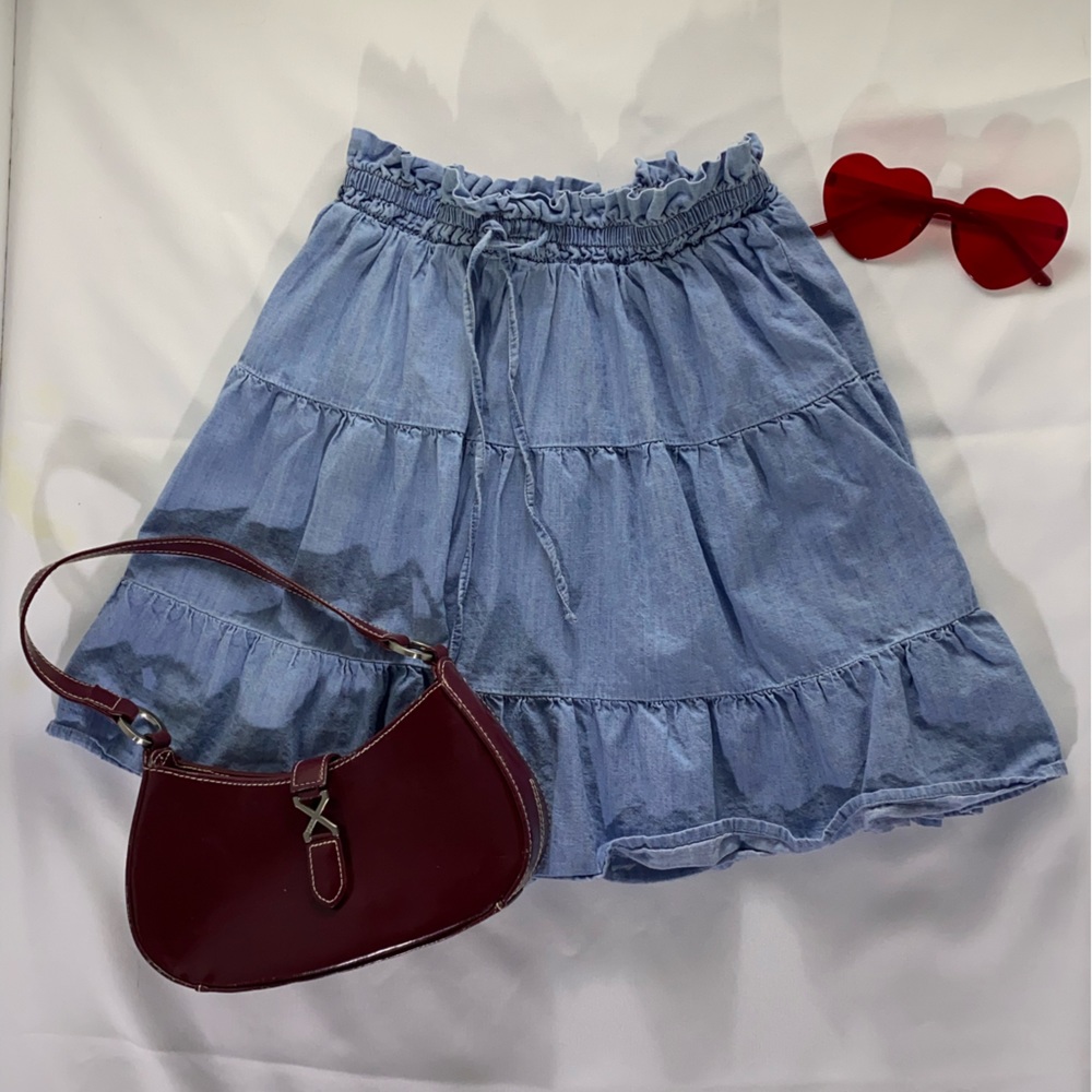 SO blue skirt SX